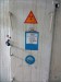 dveře do radioaktivní místnosti